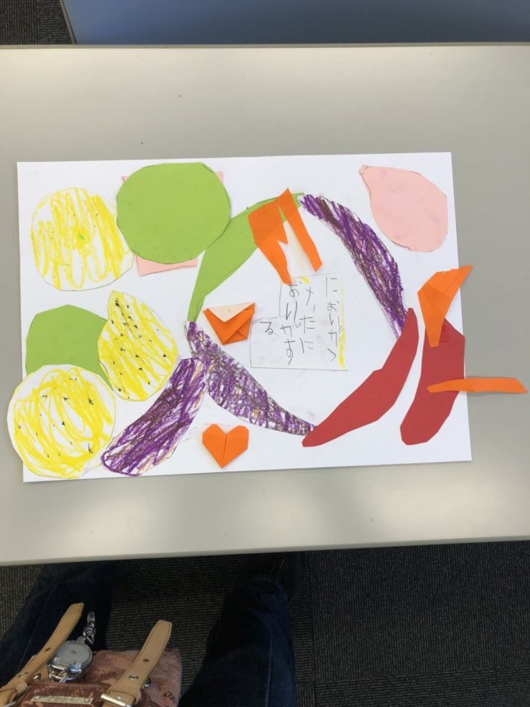 貼り絵の作品