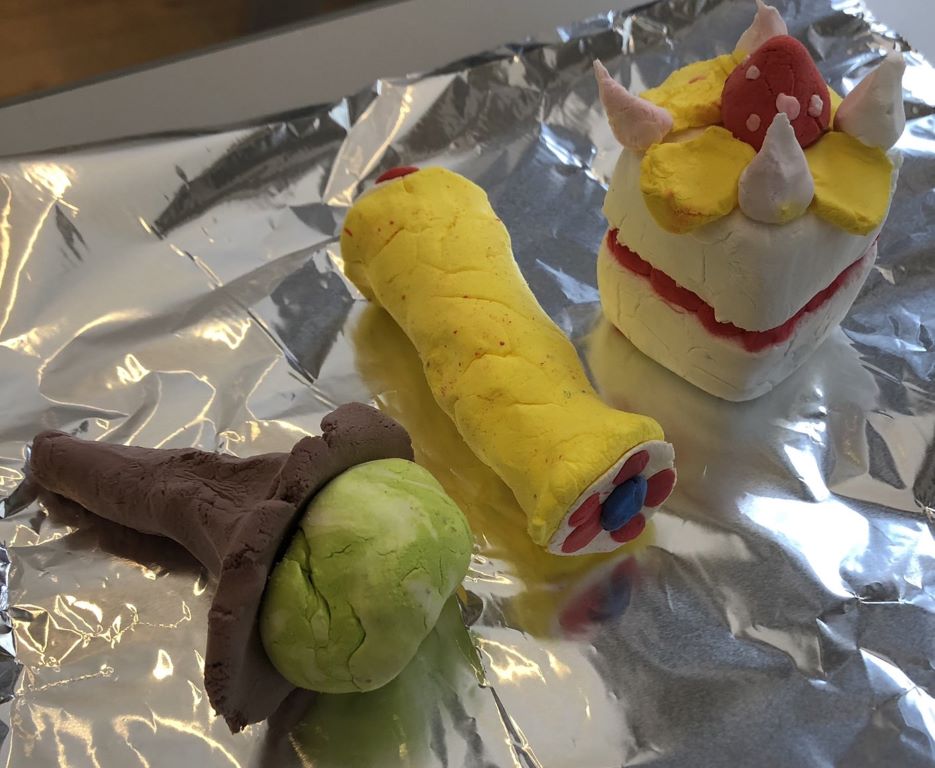 粘土の作品